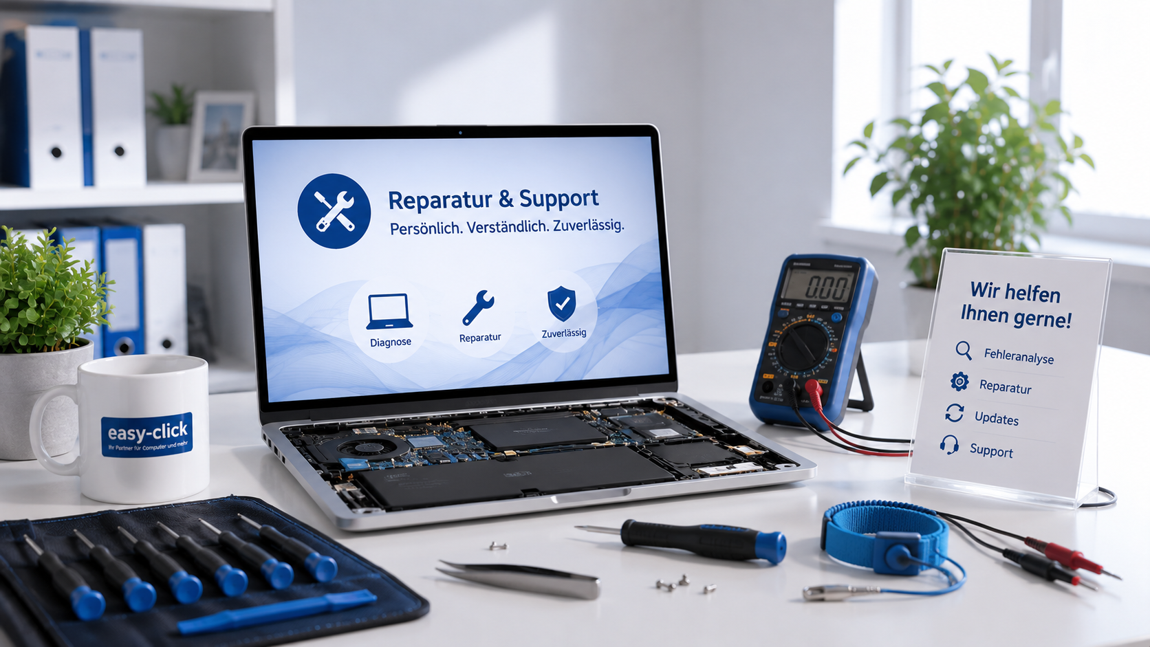 Reparatur und Support